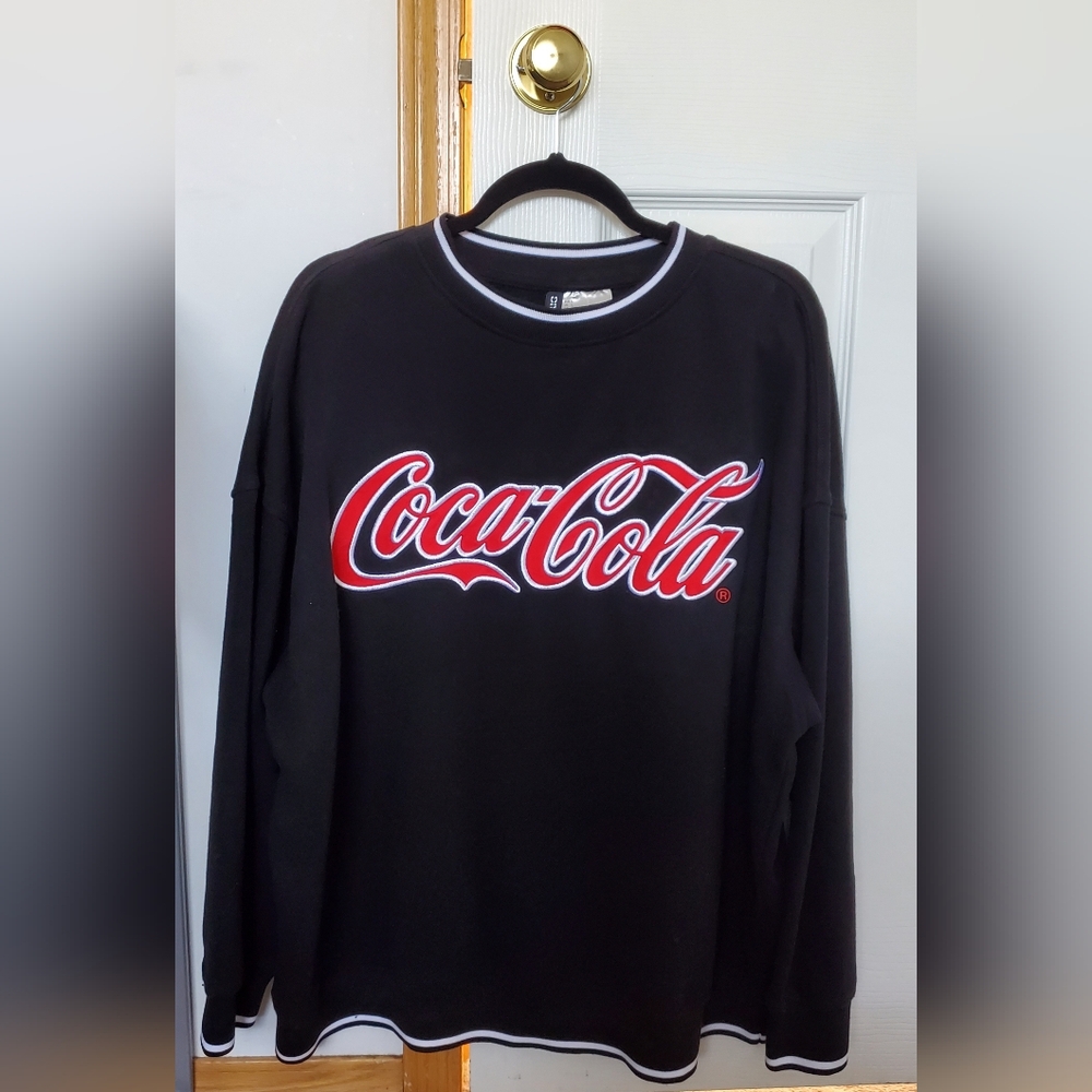 H&M Black Coca-Cola Sweatshirt